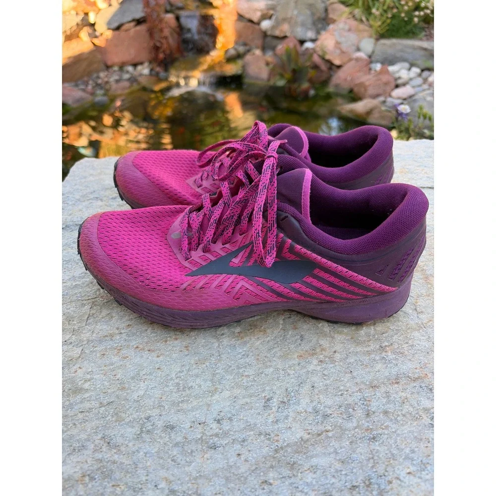 Brooks Mazama 2 Womens Trail Running Shoes‎ Pink Purple 1202671B641 Size 8.5